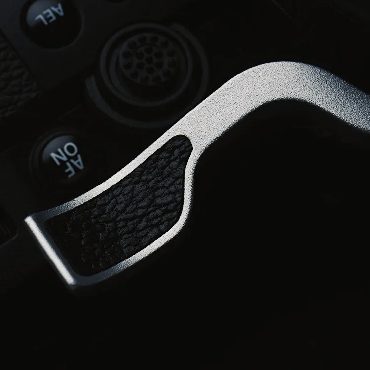 الألومنيوم غطاء الحذاء الساخن الإبهام حتى قبضة ل فوجي فوجي فيلم X-H2s X-H2 قبضة اليد الكاميرا مع الجلود ملصقا