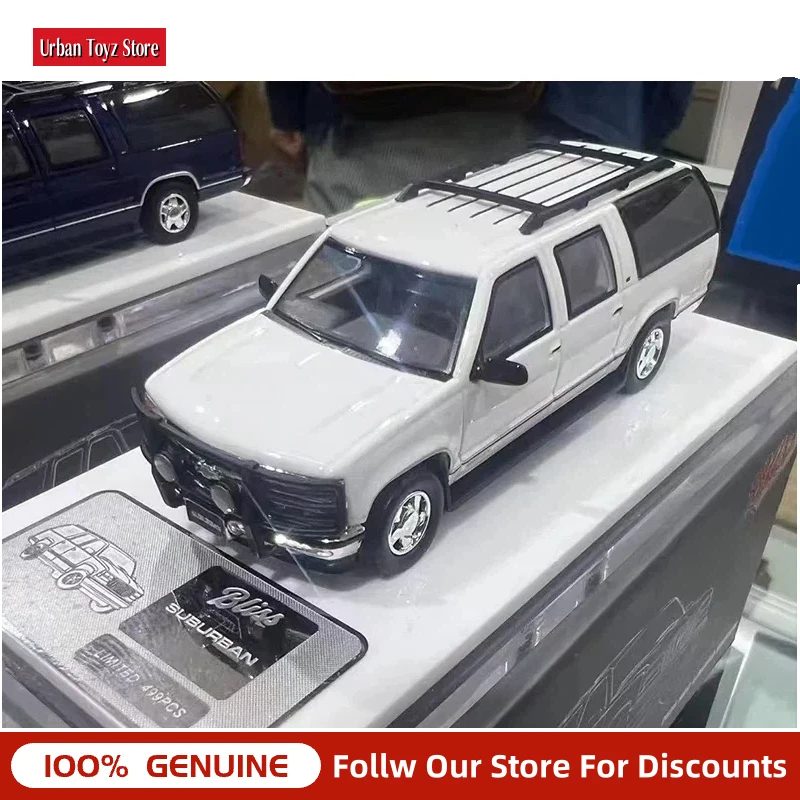 New 1:64 Bliss 2026 Hec Gmc Suburban Gmt400 Chevrolet Alloy
