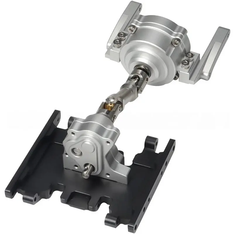 [Promotion】 Front Mount SCX10 II Planetary Transmission Transfer Case Drive Shaft Gearbox Set For 1/10 RC Crawler 90046 Chassis