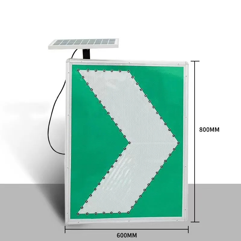 High Brightness Solar Traffic Signs Road Construction Guide Flash Led Board Arrow Sign