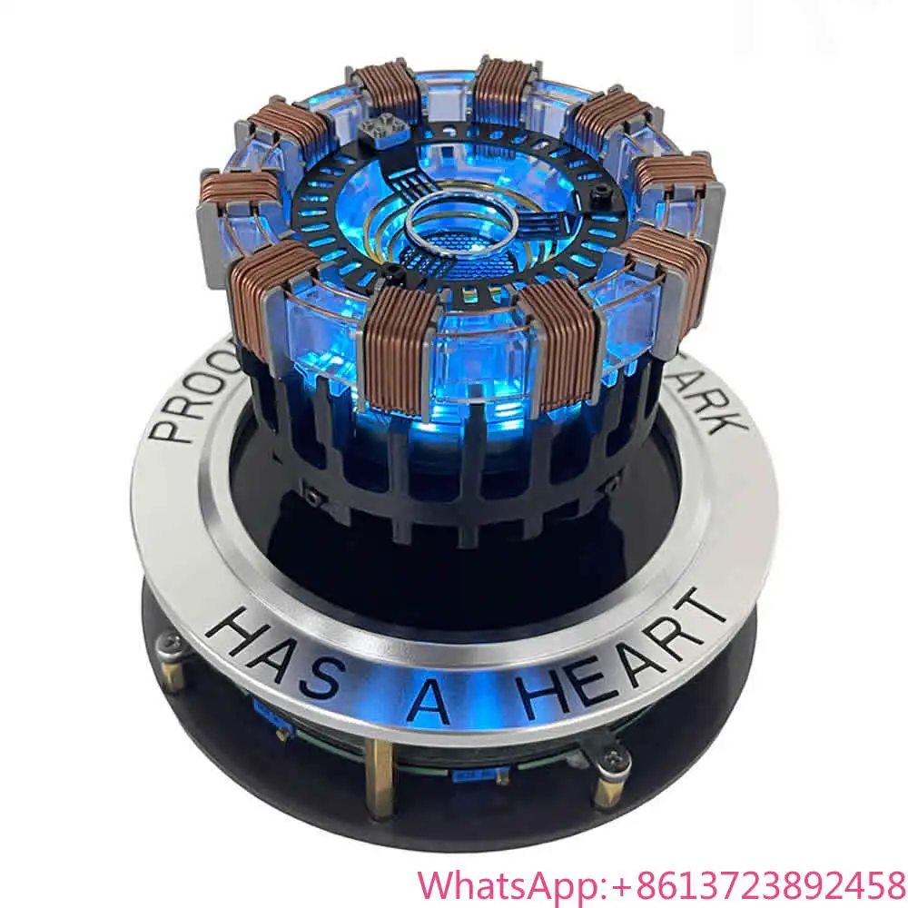 

Magnetic Levitation Heart Reactor With Light Black Technology Cool Creative Ornaments Birthday Gift For Boys