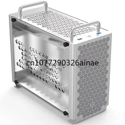 B2 All-aluminum ITX Case Portable A4 Mini SFX Power Supply Desktop Game Computer Small Case