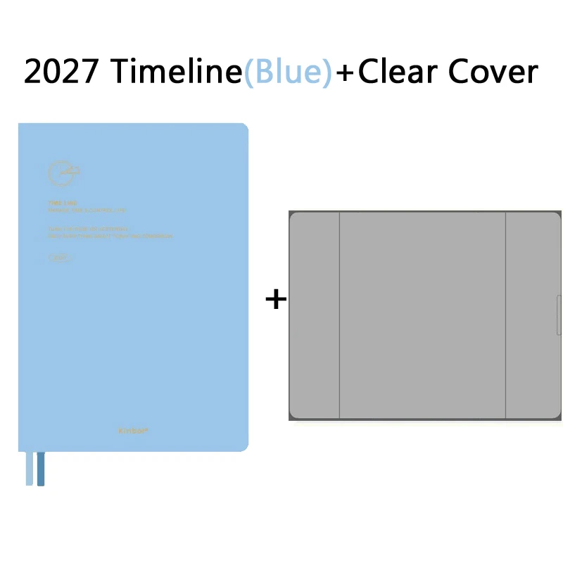 Kinbor 2027 Zeitplan/8-Teiliger A5-Planer, Wochenplaner zur Zeitmanagement-Organisation, Softcover-Notizbuch für tägliche Büroaufgaben
