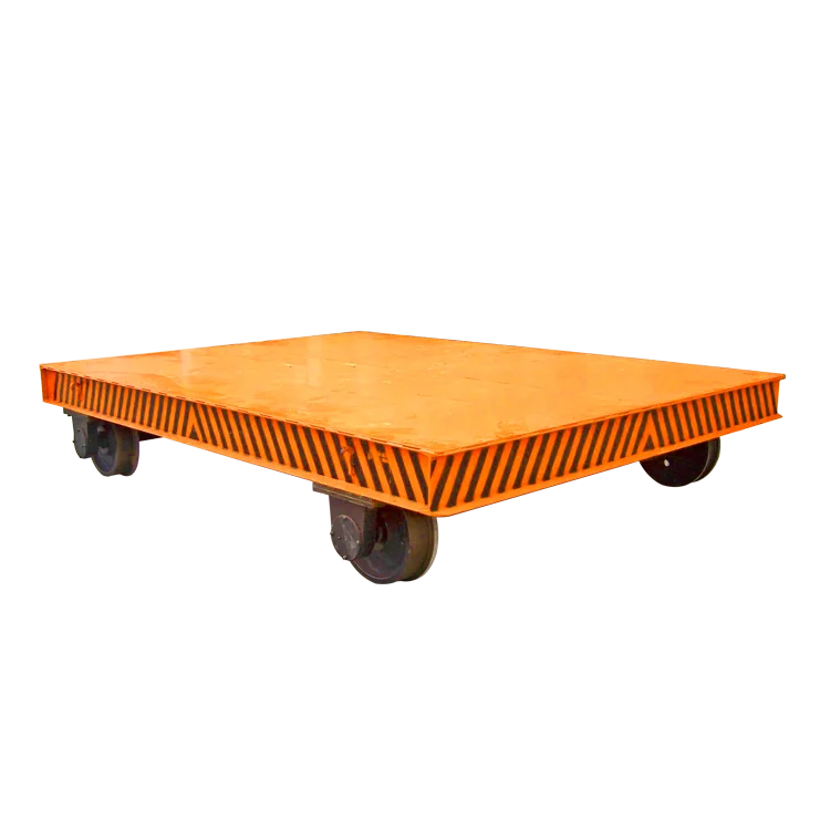 Battery power supply 3 tons Flat electric transfer vehicle with remote control