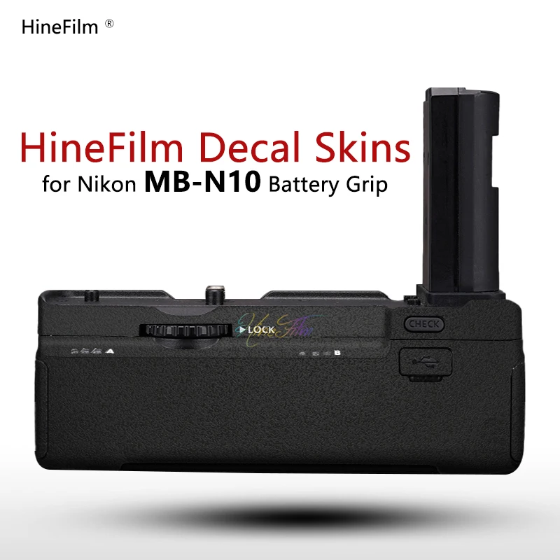 Hinefilm Skin for Nikon MB-N10 Battery Grip Decal Skin Wrap Film Z6 Z7 Camera Battery Grip Sticker MBN10 Protector Case