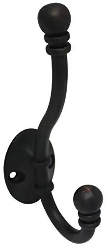 

Oil Rubbed Bronze Heavy Duty Double Coat Hat Hook For Wall Mount