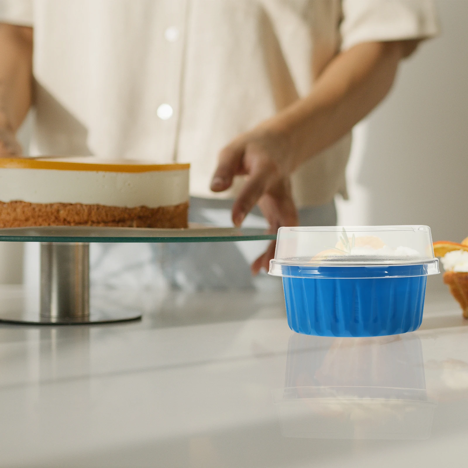 

50 Pcs Set Foil Baking Cups Egg Tart Egg Tart Cups Molds Cupcake Cupcake Baking Mold Liners Dessert Supplies Kitchen Tools