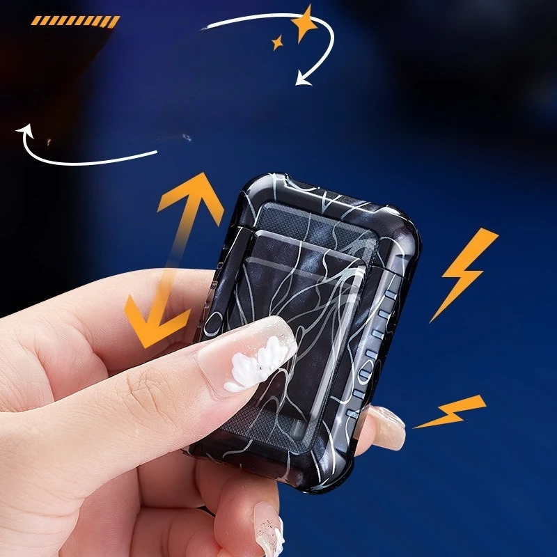 

Декомпрессионная ветрозащитная дуговая электрическая ударная зажигалка, механическое голосовое управление с аварийным фонариком, прикуриватель для мужчин