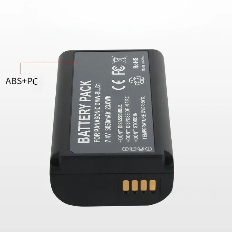 DMW-BLJ31GK バッテリー 3050mAh パナソニック Lumix S1/S1R/S1H フルフレームミラーレスカメラ DC-S1 DC-S1R DC-S1H バッテリーに適しています