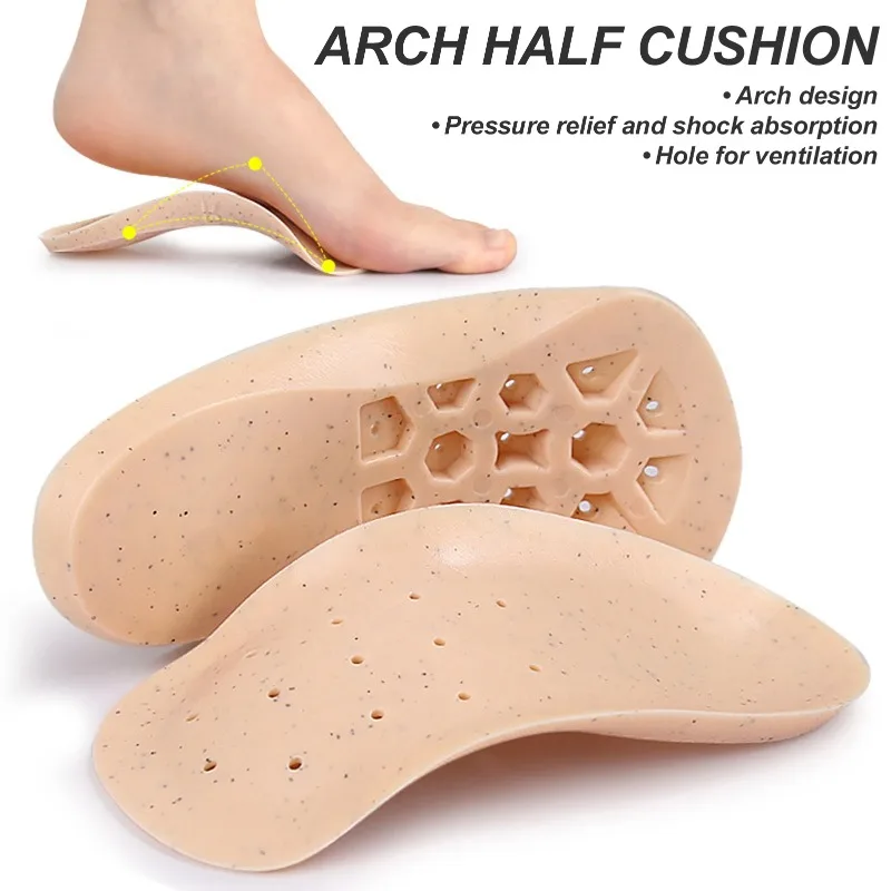 Adults Metatarsal Forefoot Cushions X/O Legs Correction Orthopedic Insoles for Sneaker Boot and Trainers