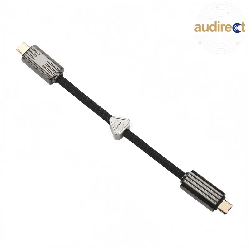 audirect T3 OCC Copper Silver HiFi DAC Cable For iPhone Android Type C OTG Audio Decoding Cable Lossless Hi Res Music Cable