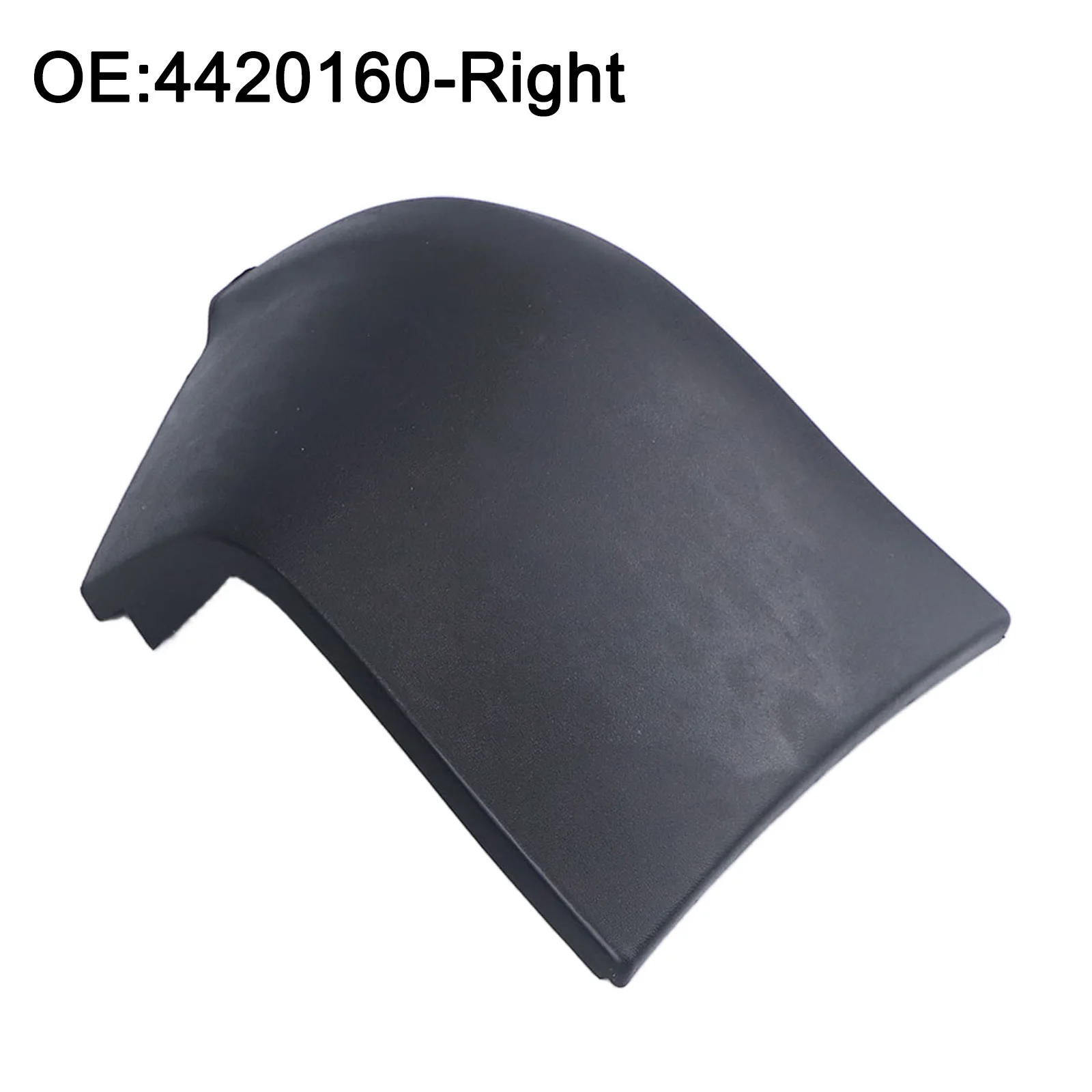 

Black Rear Bumper Cap Easy Installation Clips Long-lasting Protection Robust Plastic Material Vehicle Exterior Enhancement
