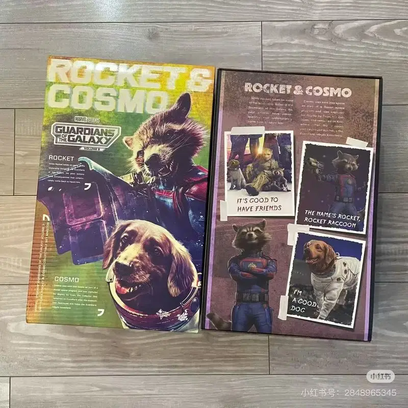 متوفر في المخزون حقيقية HOTTOYS HT MMS708 MMS548 غالاكسي حراس 3 صاروخ الراكون كوزمو عمل نموذج لجسم اللعب جمع حلية #2