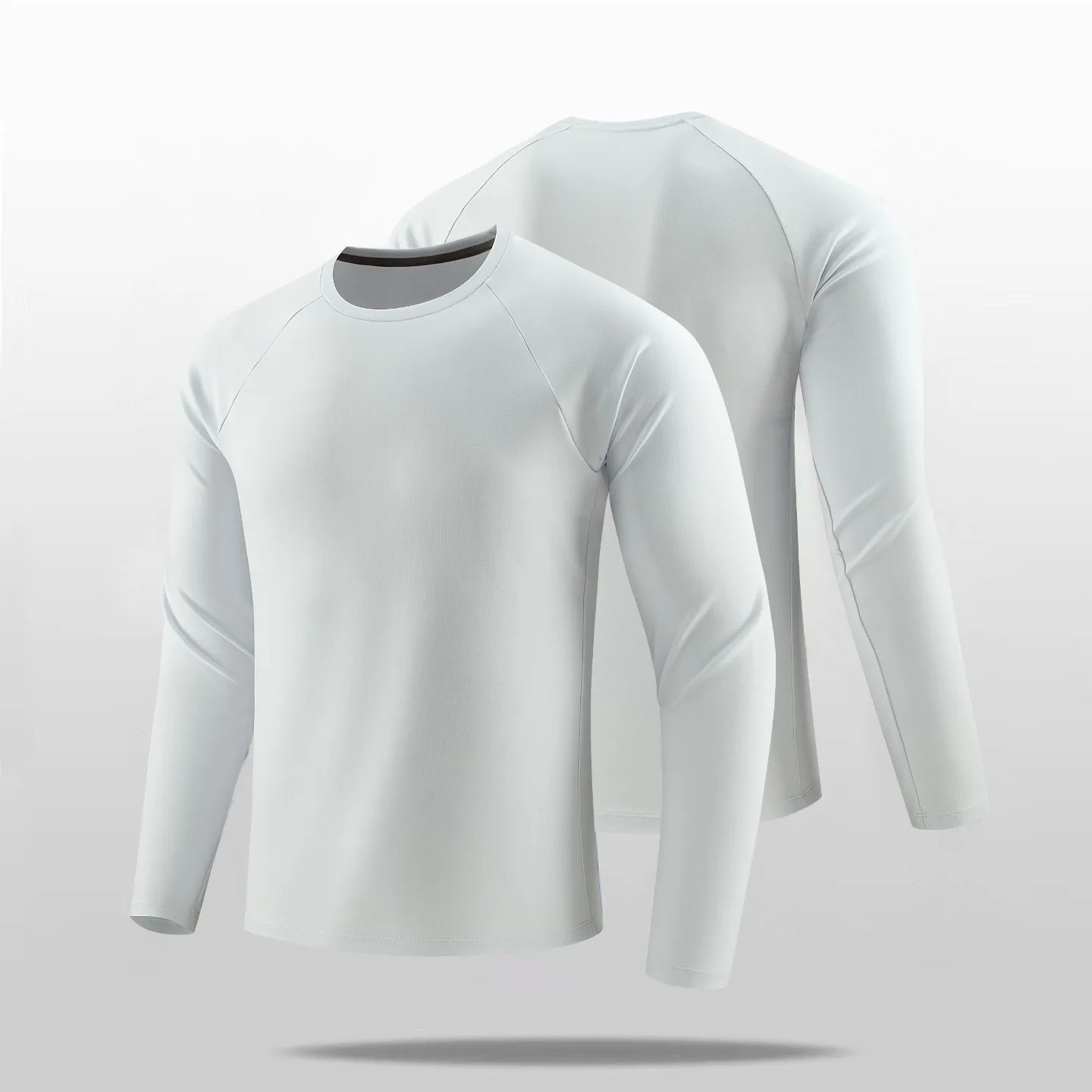 

2026 Spring Autumn Long Sve round Ne Fitn Running Outdoor Sports Casual Long T Qui Dry Training New Model Knitted F...