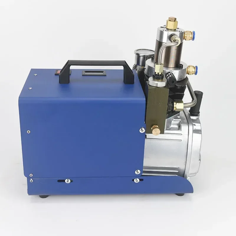 ปั๊มลมแรงดันสูงขนาดเล็ก 4500 psi 300 บาร์ สำหรับดับเพลิงและดำน้ำ