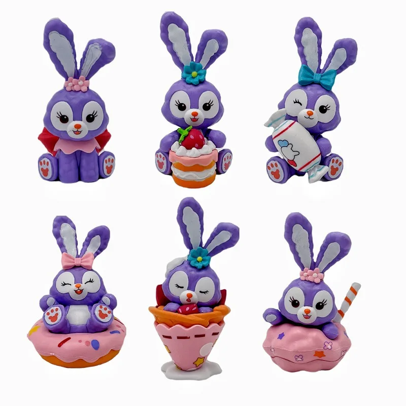 Lina Bell Stardelu Fox Rabbit Caja ciega de juguete de peluche, exquisito adorno de consola central de mesa y coche son perfecto para regalo de Navidad