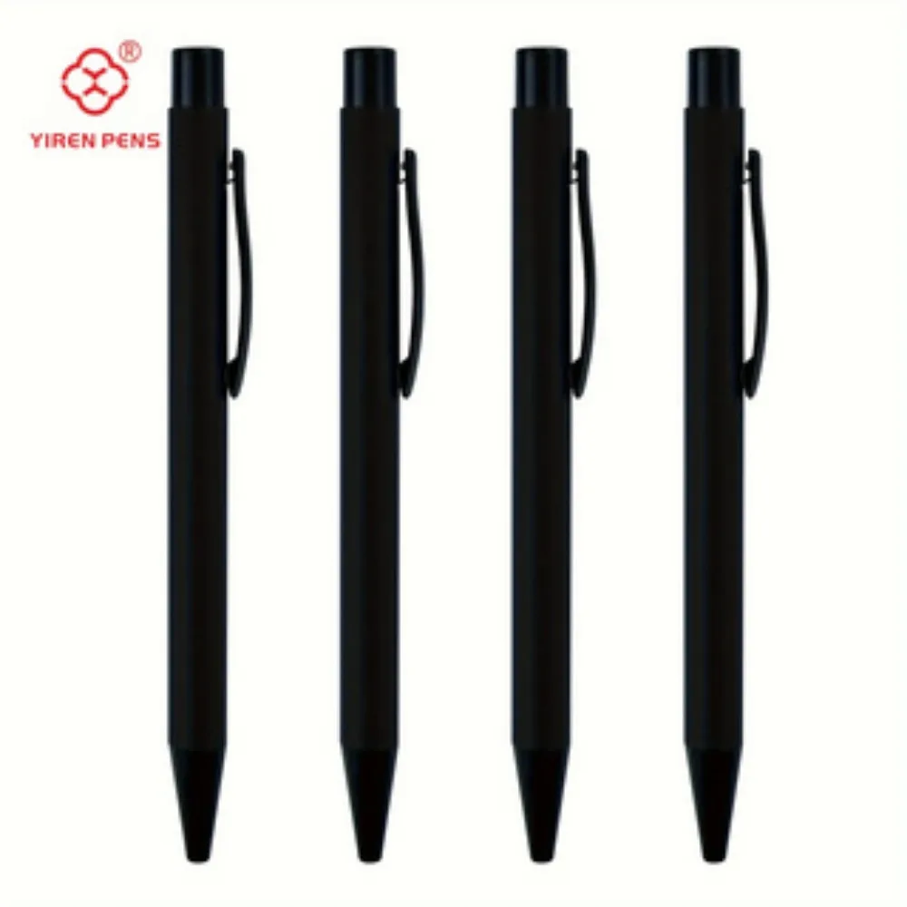 10 pcs simple and practical black ballpoint pens,matte pen body,smooth writing,office school hotel event venue stationery