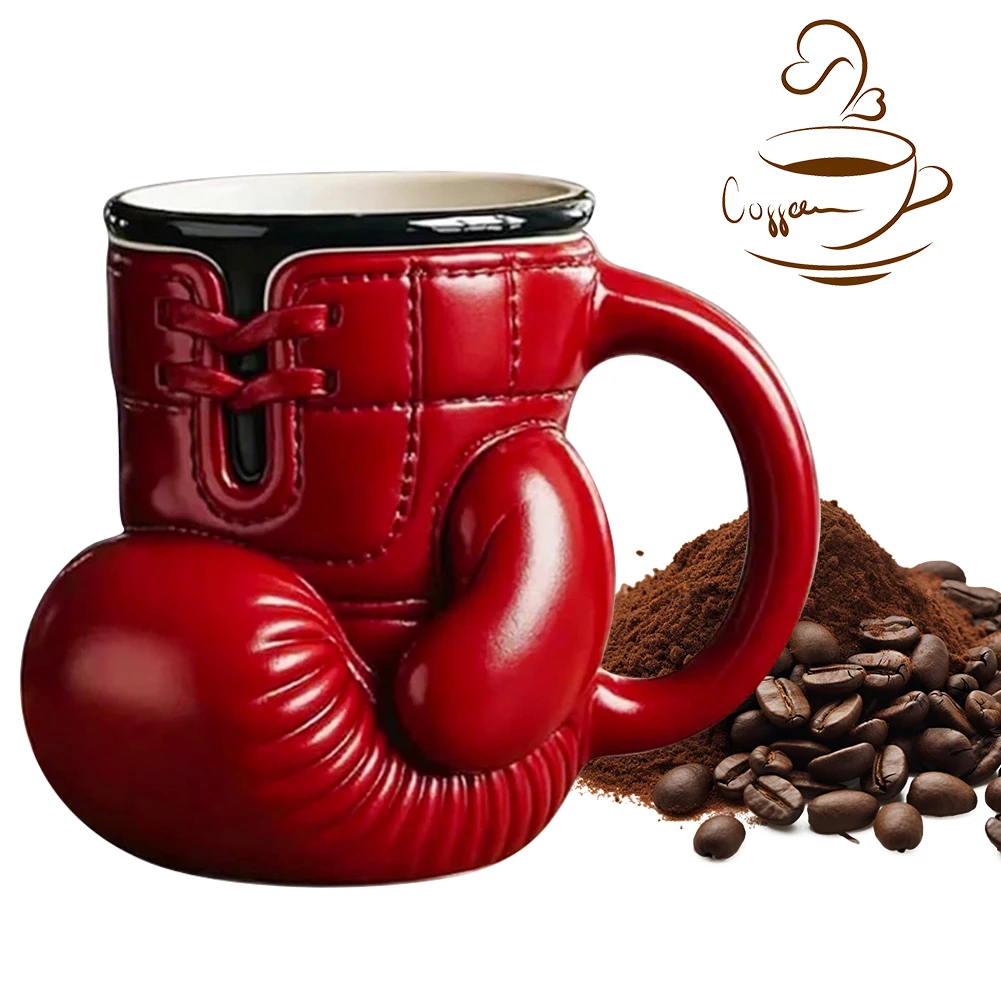 

Boxing Coffee Mug Boxing Themed Tea Cup Sports Themed Mug Novelty Coffee Cup for Boxers