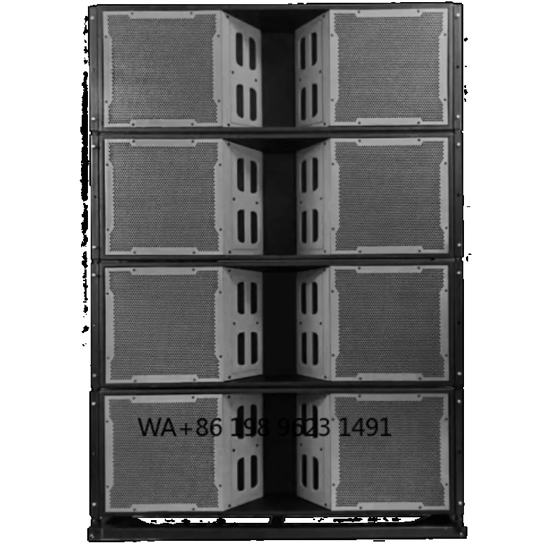 16200W 3-Way Neo Line Array System Dual 15 Inch Tops Dual 18 Inch Subs 15 Inch Stage Speaker for Concert Live Event
