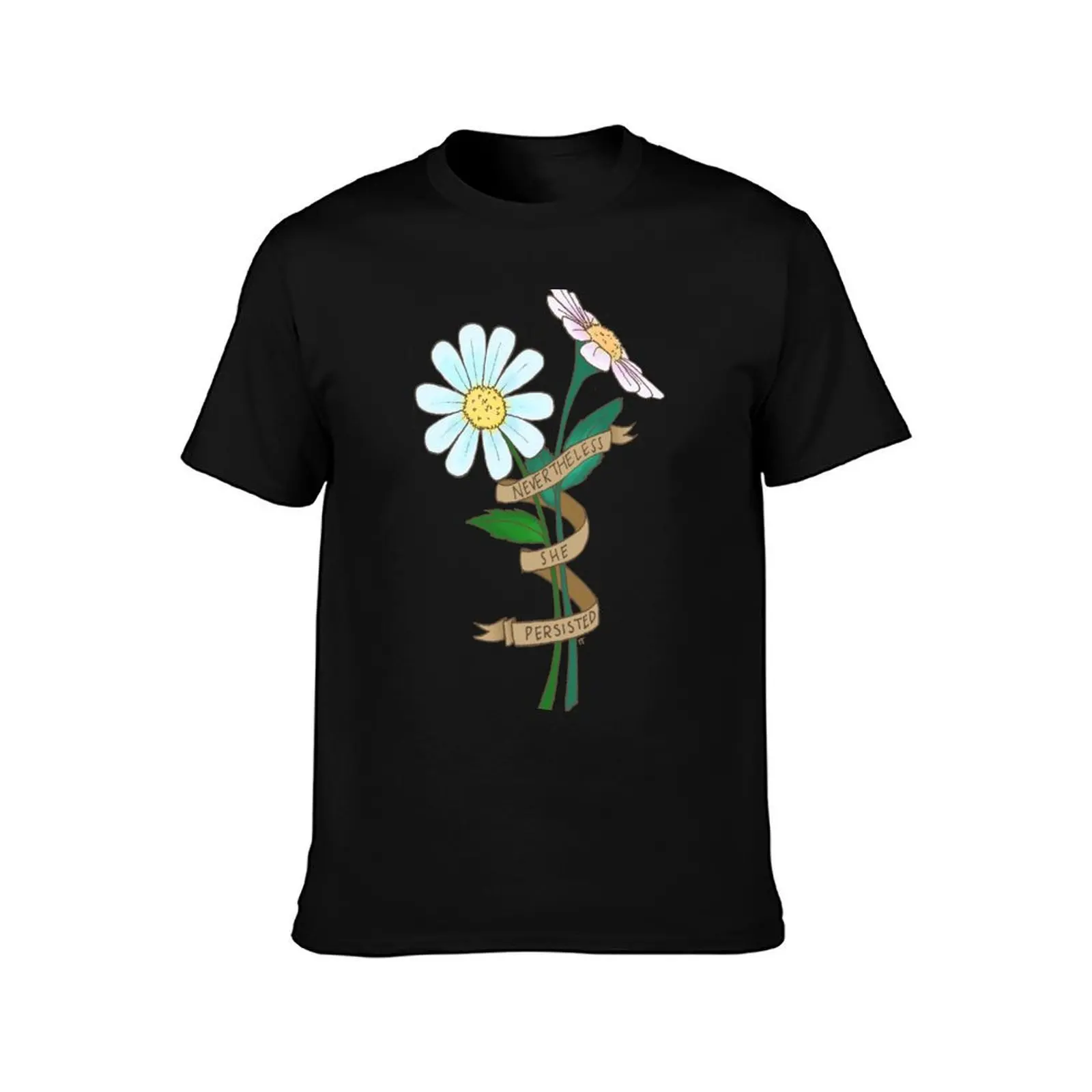 Nevertheless, she persisted. T-Shirt Anti-Fade Casual Tee Shirt