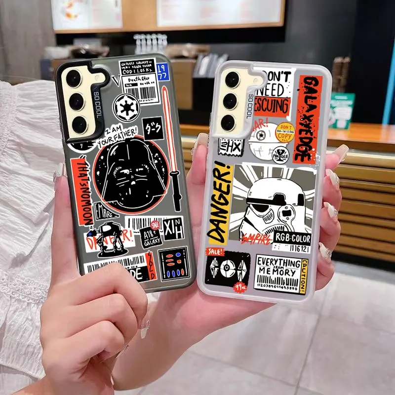 Luxury Shockproof Phone Case For Samsung Galaxy S26 S25 S24 S23 S22 Ultra S20 FE S21 FE S10 Plus Star Wars Stormtrooper
