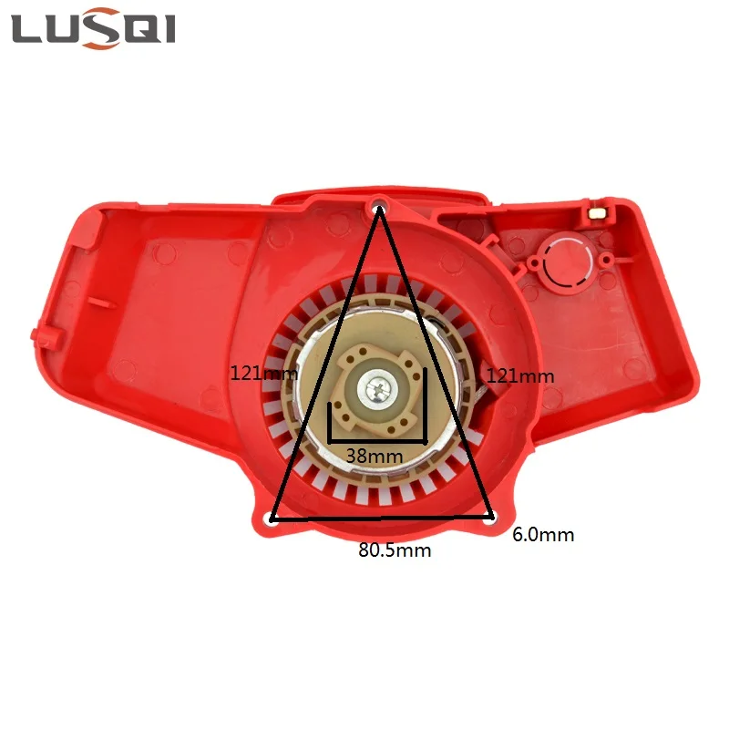 LUSQI CG411 Recoil Starter Easy Pull Gasoline Lawn Mower Oil Grass Trimmer  Parts For Robin NB411 BC411 BG411 CG411 1E40F-6