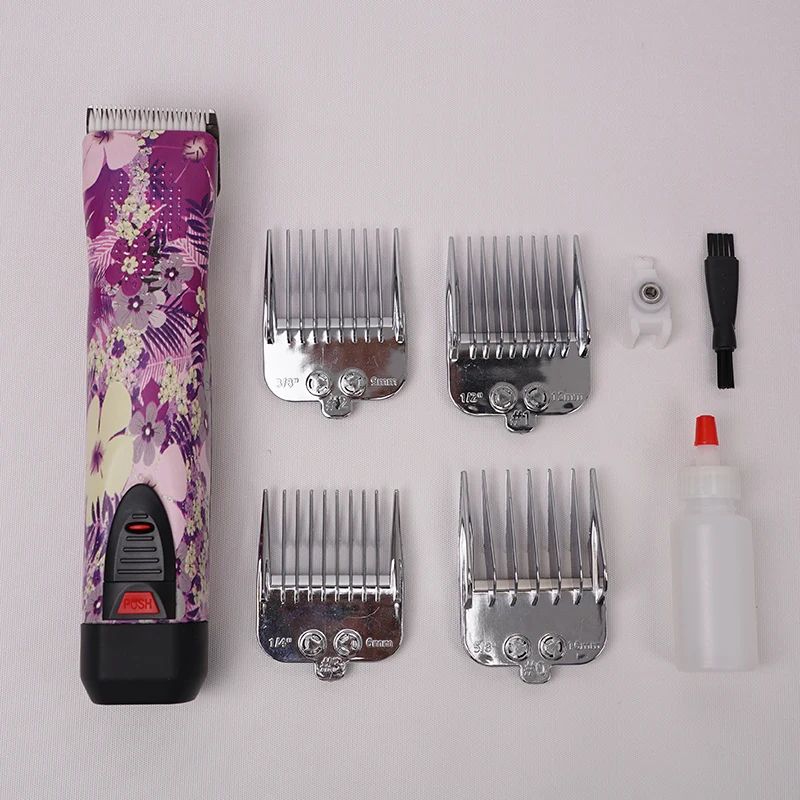 Dog Grooming Tool Purple Lithium Battery Rechargeable a -series Dog Hair Clipper Machine