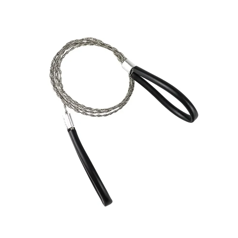 Emergency Survive Stainless Saw Travel Tools Camping Hiking Steel Kits With Finger Handle For Cutting Outdoor Accessories
