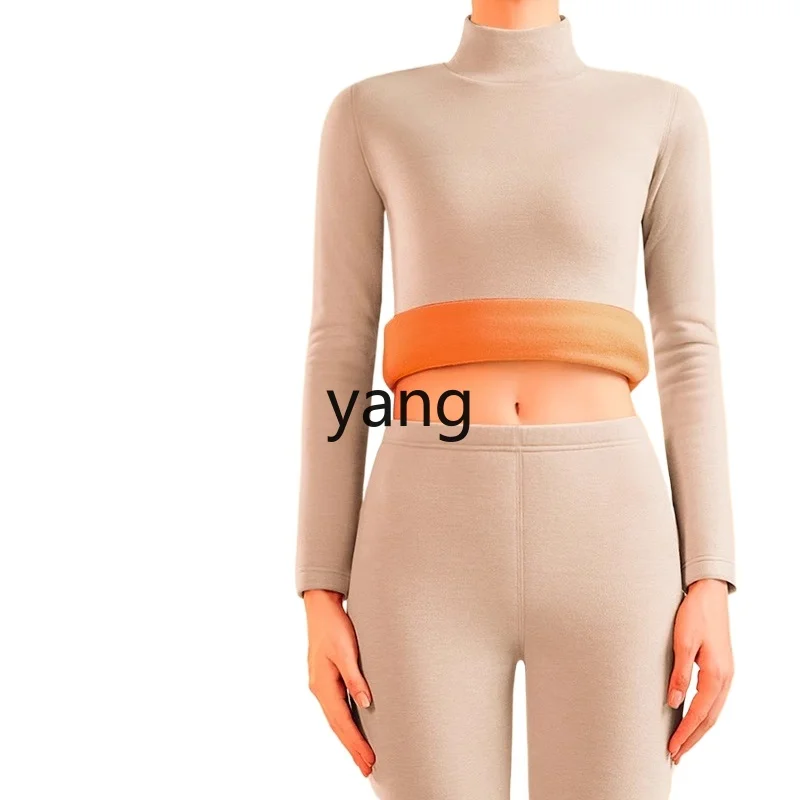 

LMM thickened fleece thermal underwear women's German fleece heating long johns set winter