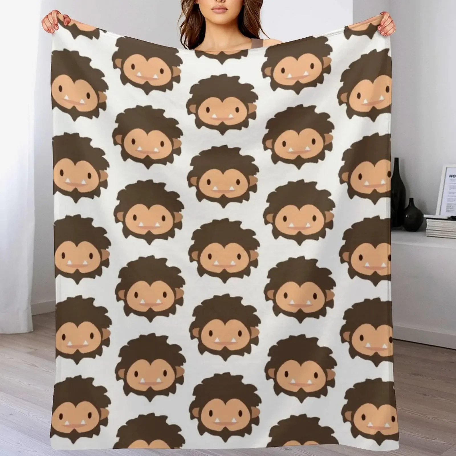 

Sneaky Sasquatch Throw Blanket Durable Warm Blanket for Daily Home Use