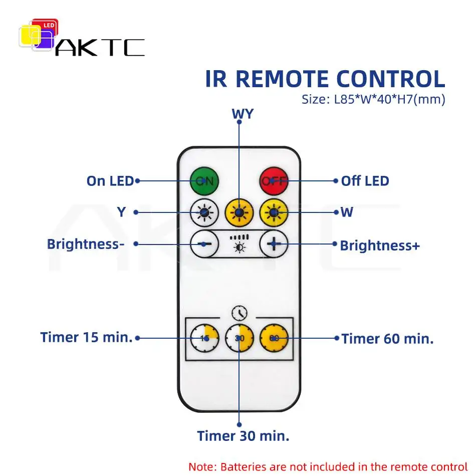 5Pcs 5V 2A LED Single/Dual Color Touch / IR Remote Control Dimmer Board PH2.0 Ports No need Welding Charging Battery Connection