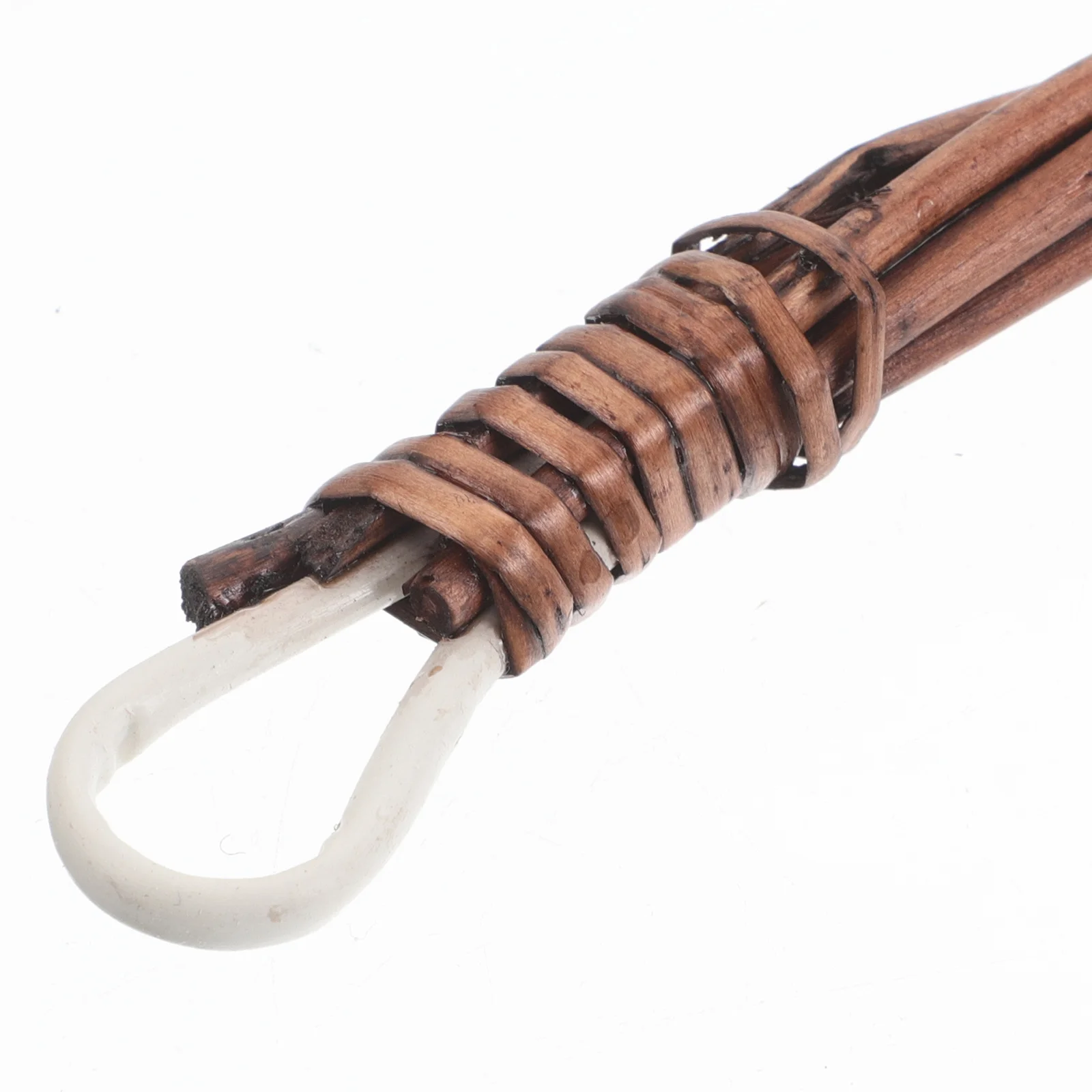 2-teiliges Rattan-Korbgriff-Zubehör, robustes, elegantes Aussehen, kompatibel mit verschiedenen gewebten Körben, Holztaschengriff