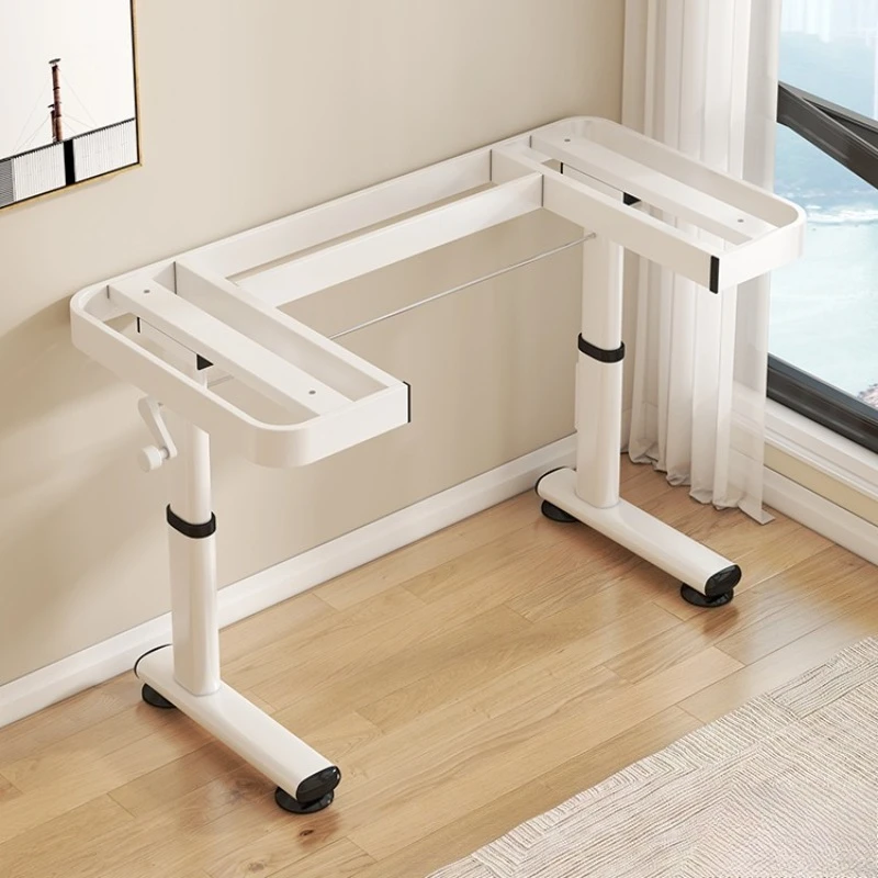 Adjustable lifting table leg bracket, desk manual lifting support frame, computer table shelf, worktable table leg accessories