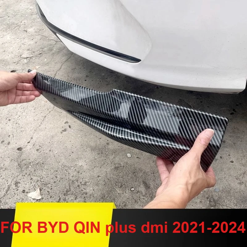 

Боковая защита переднего бампера, наклейка, накладки, угловая полоса переднего бампера из АБС-пластика для BYD QIN plus dmi 2021-2024