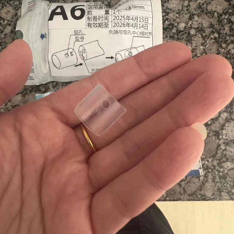 5 pçs/lote Tampas Endoscópicas Descartáveis Far-end Gastroenteroscopia Tampa Transparente