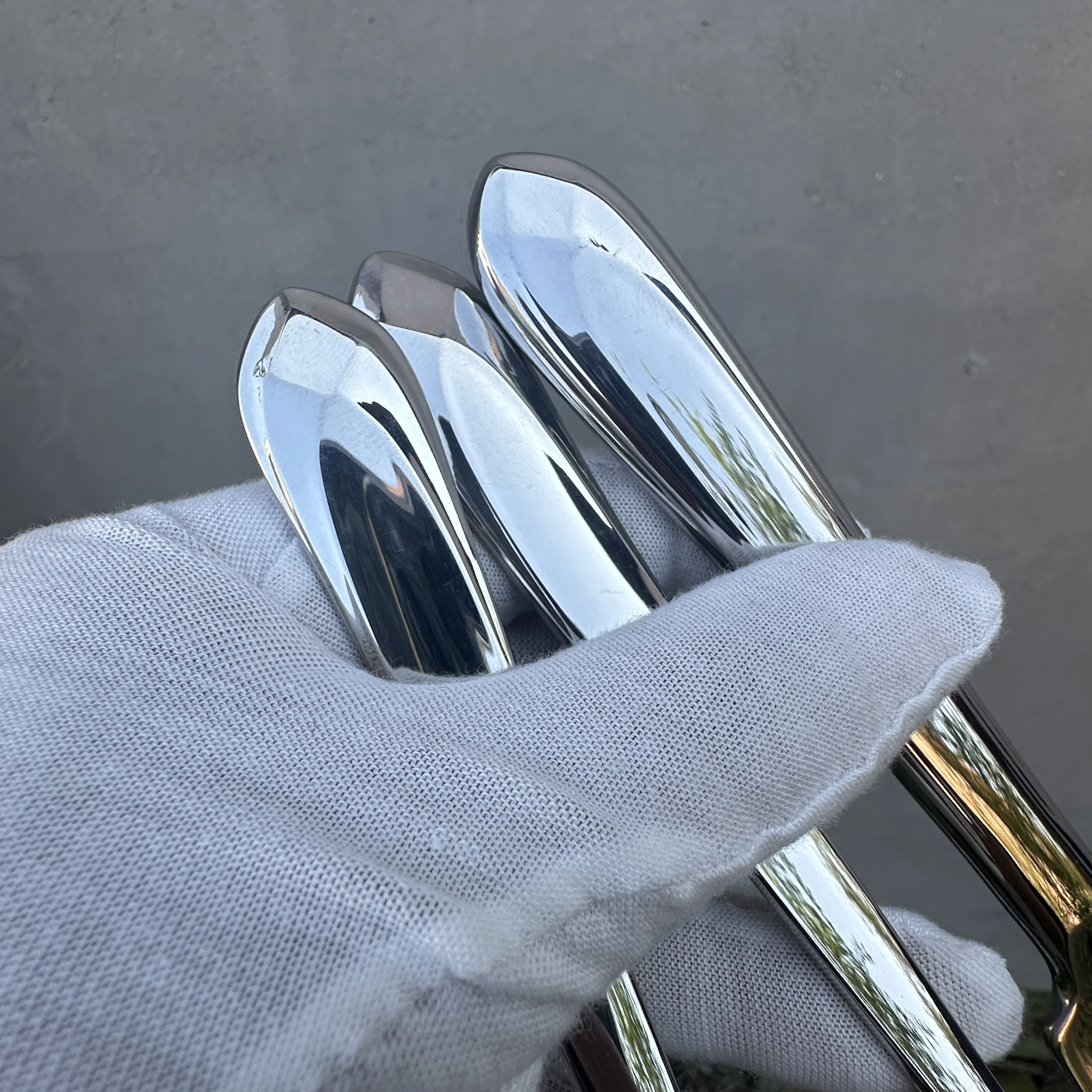 WMF Diamond Series 80er-Edelstahl-Steakmesser, Gabel, Suppenlöffel, runder Kopf, Suppenlöffel, Besteckset für Erwachsene, westliches Geschirr