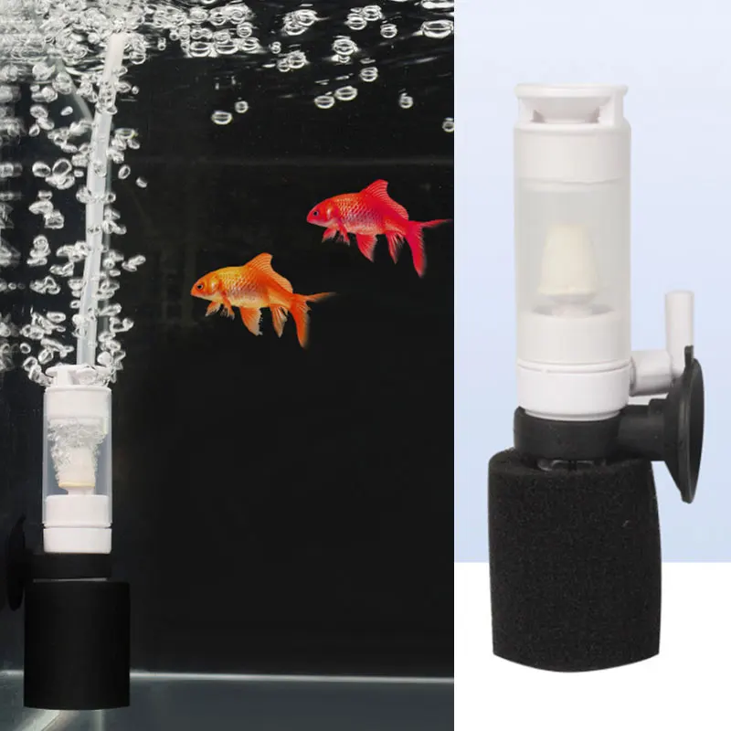 Mini purificador interno para tanque de peces, filtro de medios multicapa para aumentar el oxígeno, bomba de aire, accesorios de filtro neumático para acuario