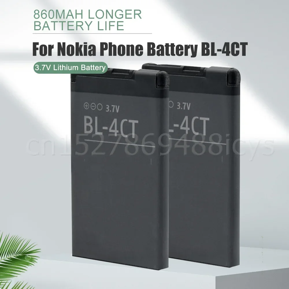 860mAh BL-4CT BL 4CT BL4CT Phone Battery For Nokia 5630 5300XM 5630XM 6600F 6730C 7212C 7210C 7310C 7230 X3-00 2720F 6702S X3-00