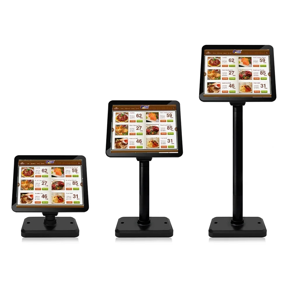 

New Usb 10-inch Screen Customer Display For Pos System Touch Frameless All-in-one Pos Systems