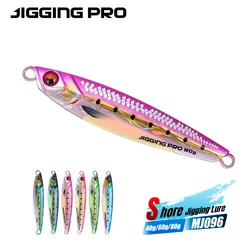 JIGGING PRO-Leurre D.lique de Pêche à la Turlutte, Impression 3D, Échelle Réelle, Longue Durée, 40/60/80g