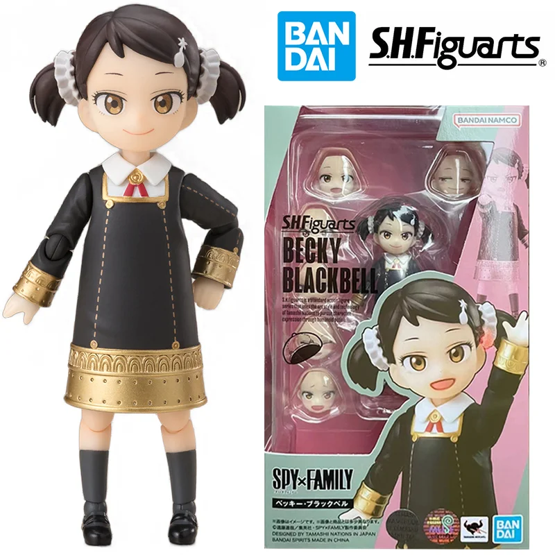 

Bandai Namco S.H.Figuarts Becky Blackbell Spy x Family 16Cm Anime Original Action Figure Model Kit Toy Birthday Gift Collection