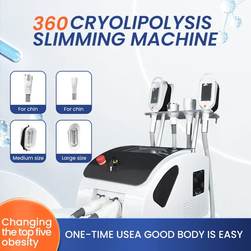 CryoCellulite Reduction Machine Painless Face & Body Slimming Massager Body Shaping Contouring For Cryolipolysis Technology