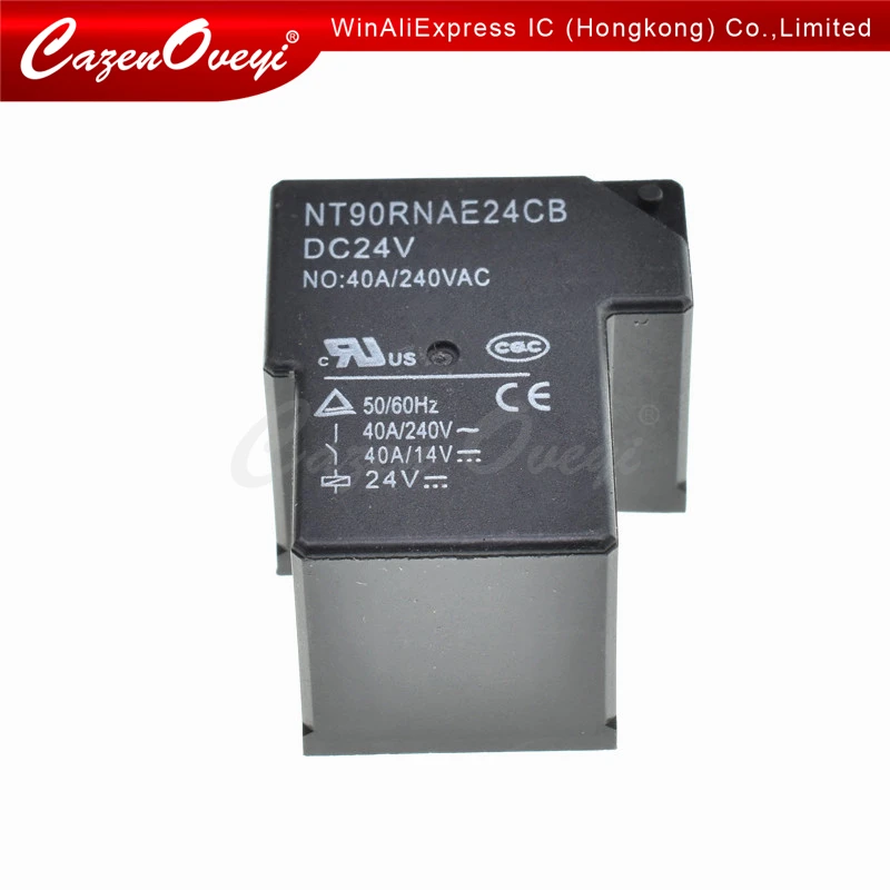 5pcs/lot NT90RNAE12CB DC12V NT90RNAE24CB NT90RHAE24CB DC24V 4PINS 40A 12VDC 24VDC Power Relay