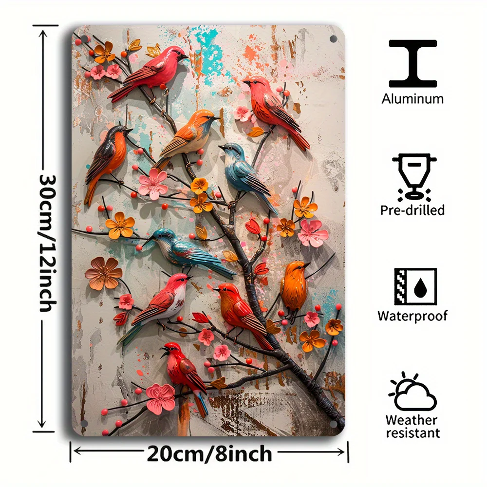 12x18 polegadas metal frango sinal decorativo rústico estanho sinal para casa cozinha bar clube café decoração fácil de pendurar na parede