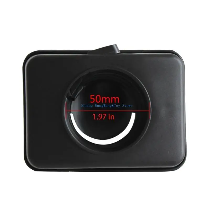 MOLF 50 مم/1.97 بوصة مكنسة مكنسة مكنسة المكنسة الكهربائية المربعة قاعدة حربة فتحة دائمة ومقاومة للارتداء