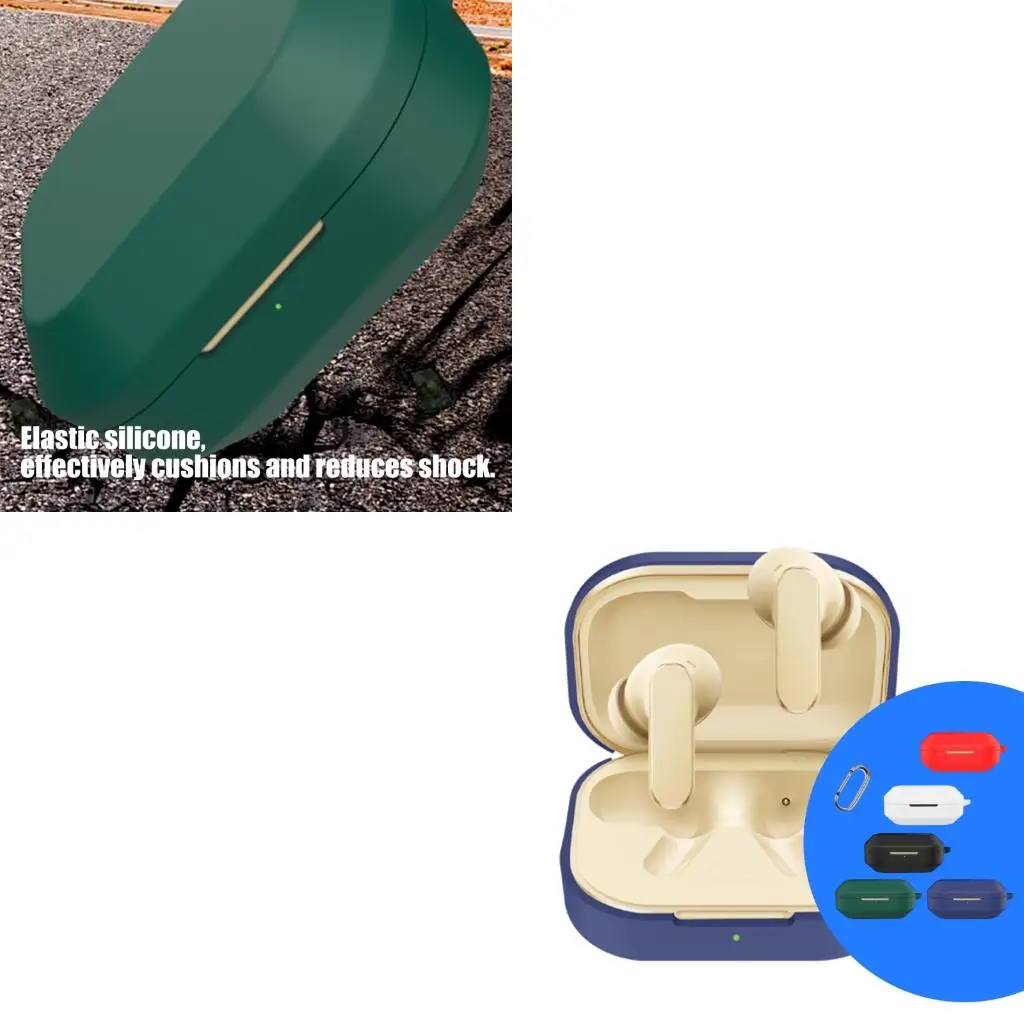 Silicone Case For Realme Buds Air 8 Wireless Earphone Cover Shockproof Protective Sleeve Headphone Accessories