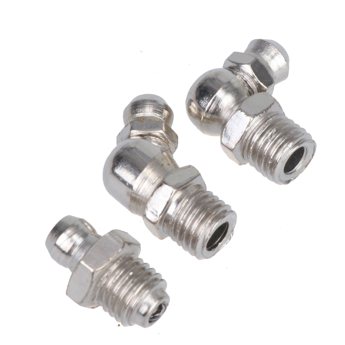 

45pcs Grease Fitting Assortment Kit Straight Angle Metric Nipple High Pressure Washer Parts Garden Tools Durability