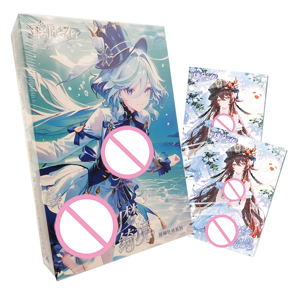 

Classic Open Adventure Game Genshin Impact Collection Card Mature Charming Female Character Color Paper Card Peripheral Boy Gift