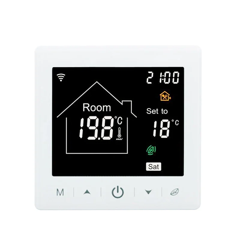 M2 Smart room thermostat warm underfloor heating mat for floor system programable thermostat LCD SCREEN