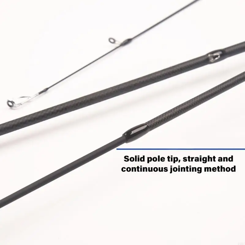 ポータブルシングルユニット-ul-釣り竿カーボンファイバーロッド人間工学に基づいたグリップクリーク釣り愛好家初心者のための